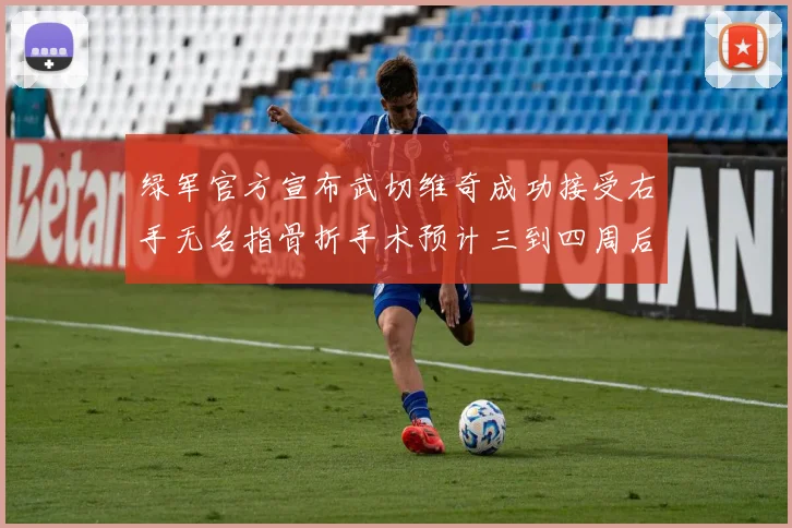 绿军官方宣布武切维奇成功接受右手无名指骨折手术预计三到四周后复查